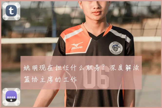 姚明现在担任什么职务?深度解读篮协主席的工作